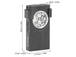 Laxiscreed Lanterna Led Mini 1100 Lumens À Prova De Água Ipx5 Para Uso Em Várias Situações