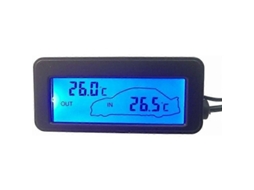 12v Carro Interior Exterior Termômetro Digital Luz de Fundo Mini Lcd Termôm Etro GOKOCO