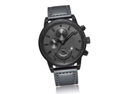 Relógio Masculino Curren de Quartzo Analógico com Calendário Pulseira Pu Resistente À Água 3atm