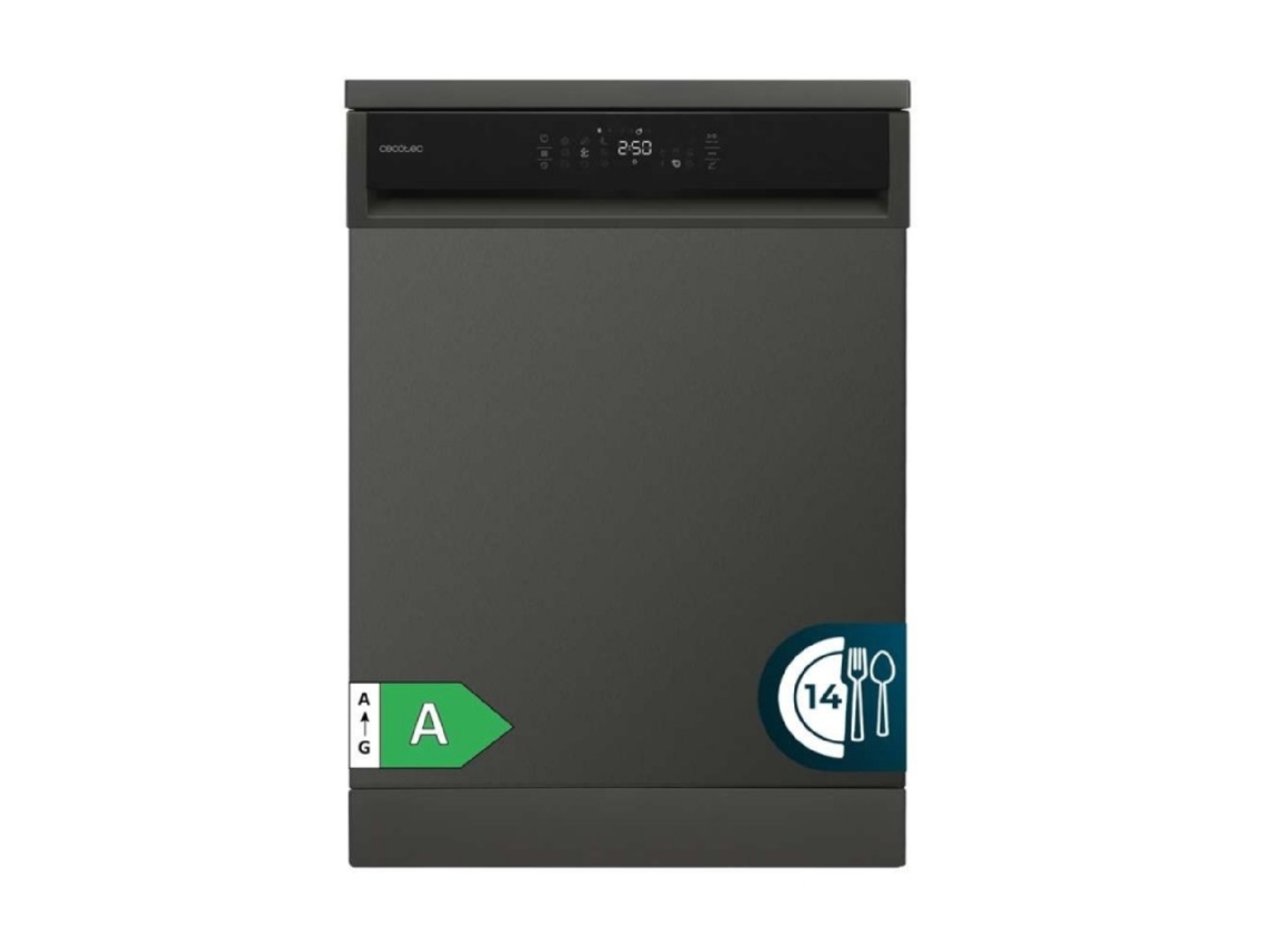Lava-louças Cecotec Bolero Aguazero 6800 Dark A De 60 Cm, Capacidade Para 14 Serviços E Motor Inverter Plus Duo.