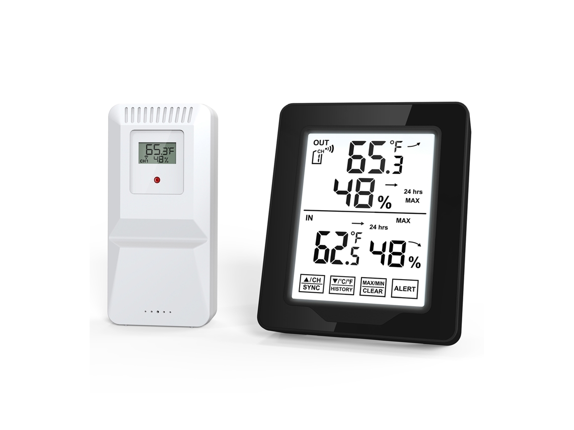 Estação Meteorológica Termômetro Digital Indoor Outdoor com Sensor | S/MARCA