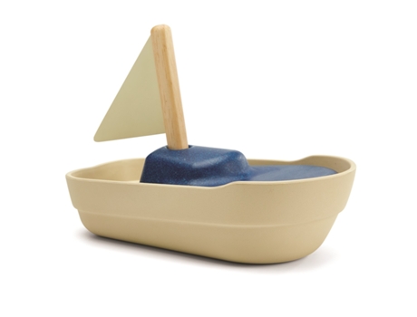 Jogo Didático PLAN TOYS, THE GREEN COMPANY Madeira - Azul - 21.1 x 12.5 x 6.5 cm)