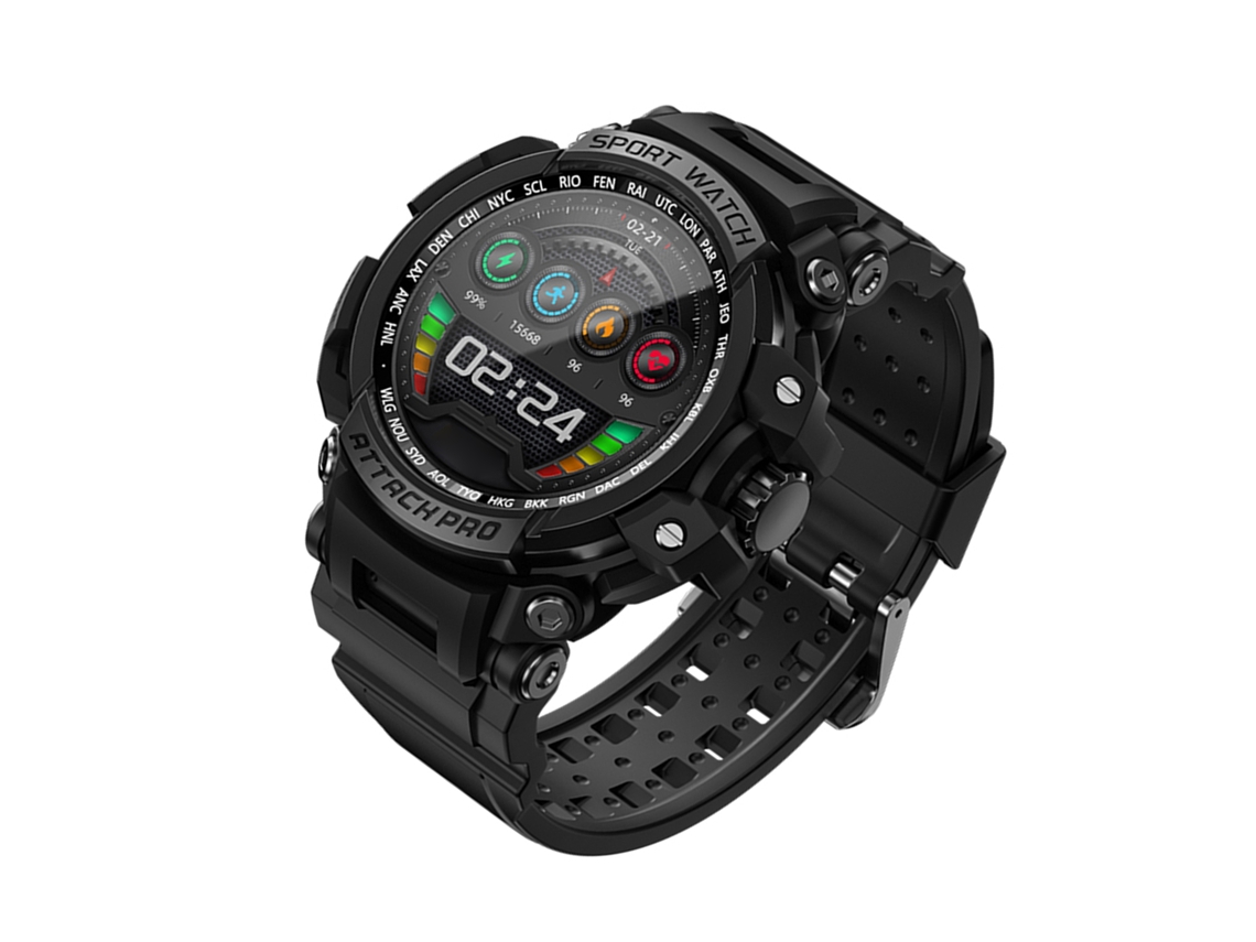 Pulseira Lokmat Attack Pro EOOCOO, monitoramento de saúde e esportes, resistente à água