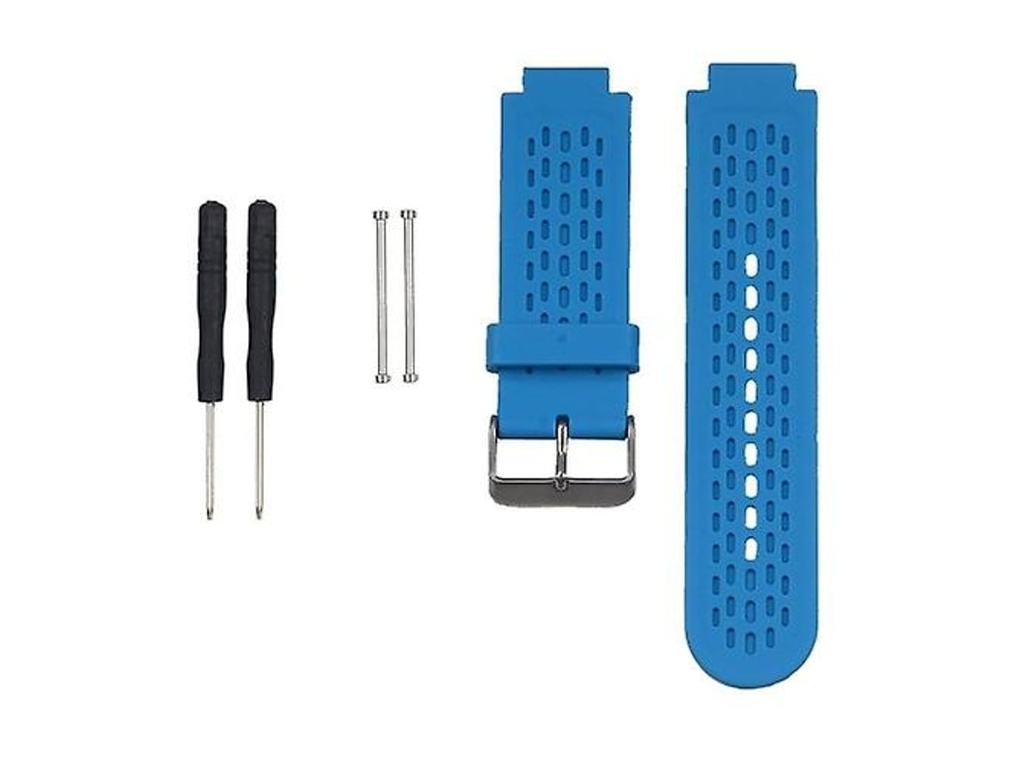 Lurelia Pulseira Esportiva De Silicone, Compatível Com Relógio Garmin Approach S2/ S4, Azul, Acabamento Moderno