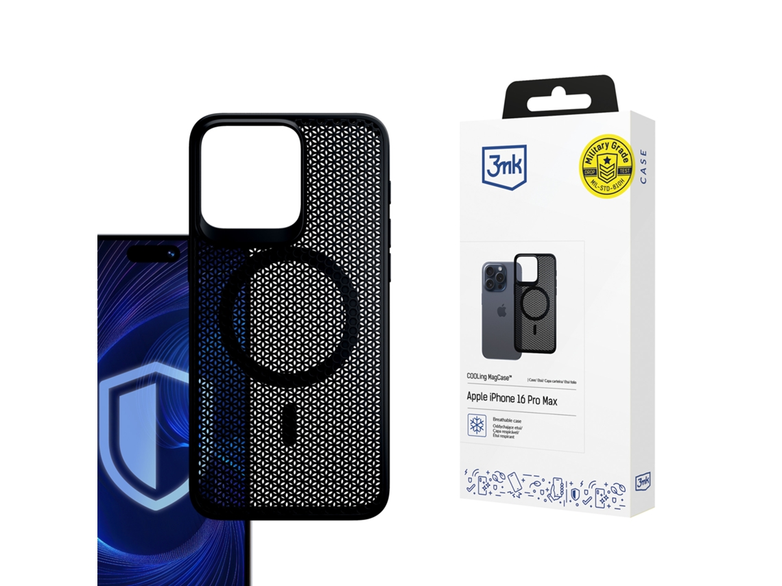 3mk Cooling Magcase Para Apple Iphone 16 Pro Max Capa Magnética