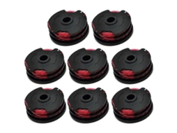 Carretel De Linha De 8 Peças Para Aparador De Grama Hyper Tough Worx Wg117 Wg118, Em Nylon, Modelo Ht18-401-004-