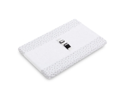 Tapete Muda-fraldas 50x80 Em Tecido Felpudo Branco Absorvente Com Sistema Safelock Para Evitar Quedas Enquanto Muda O Bebé (grey Atlantis)
