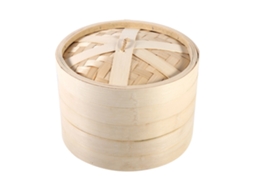 Cesto de Vapor de Bambu 2 Andares LAXISCREED 22cm