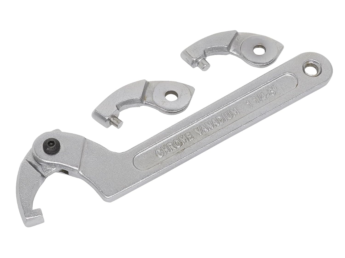 Conjunto De 4 Chaves De Gancho E Pino Ajustáveis Smc2m De 32 A 76 Mm