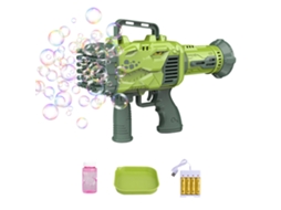 Mali máquina de Bolhas Automática com Luz Led 32/64 Buracos Brinquedo Elétrico Infantil Presente de Aniversário para Meninos e Meninas