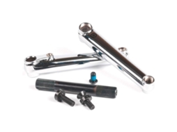 Manivelas Metron48 Prateado 175 Mmsaltbmx