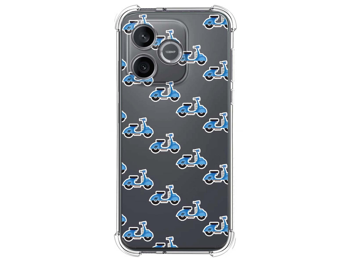 Capa Tumundosmartphone De Silicone À Prova De Choque Para Honor 600 Lite 5g Com Design De Scooter E Desenho Animado