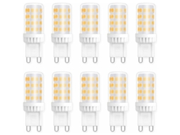 Lâmpada Led G9 Para Eficiência Energética E Economia, Iluminação Instantânea, 450 Lm, Pacote Com 10