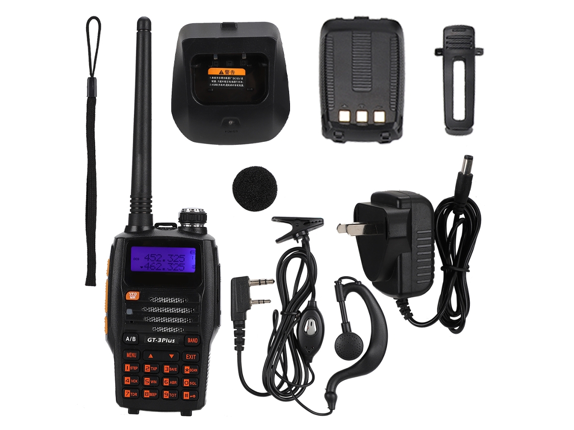 Rádio Walkie Talkie Wireless Com Bateria Íon De Lítio