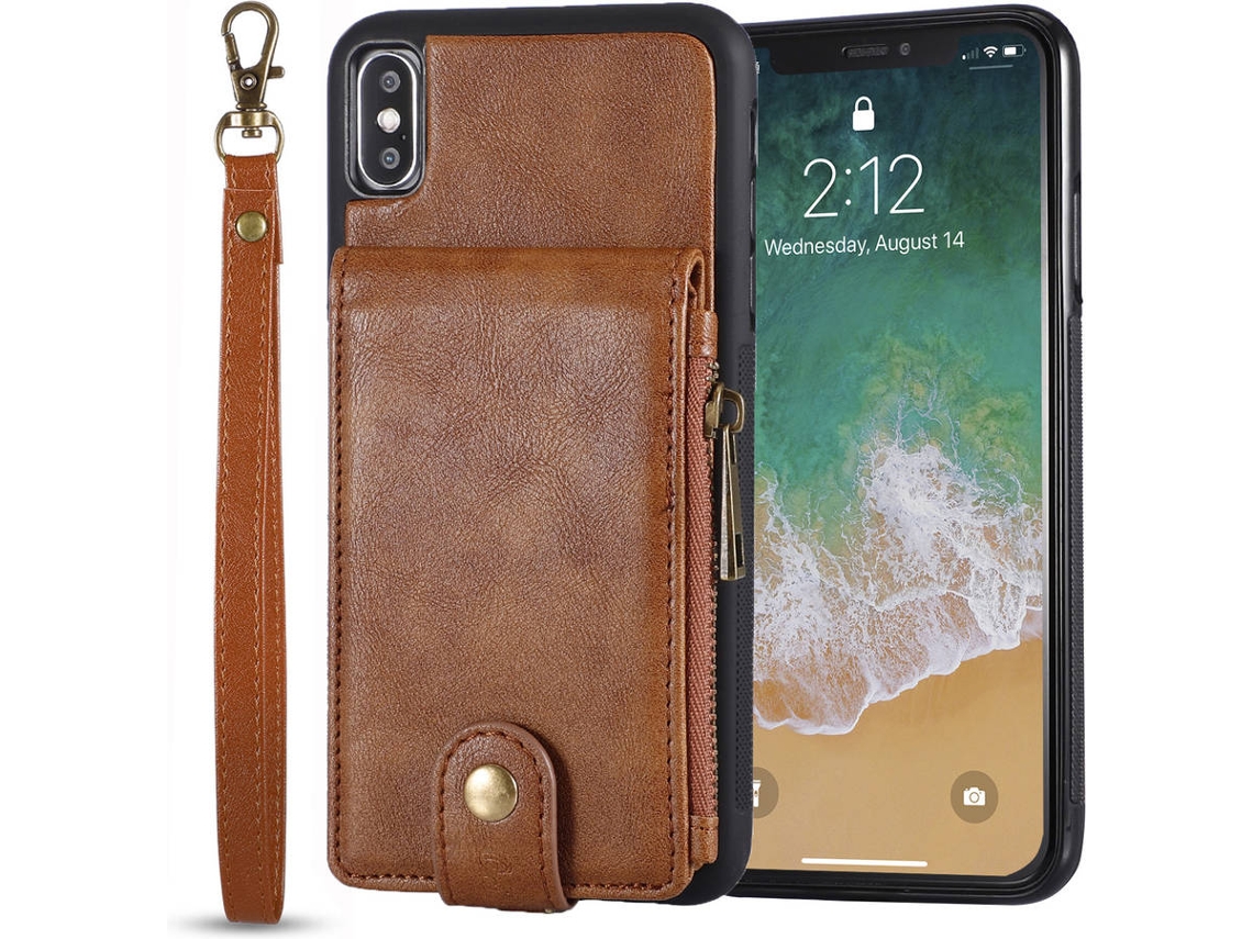 Capa iPhone 11 WISETONY Ouqihan-54 Castanho