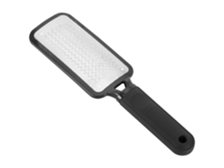 Raspador De Pés, Removedor De Calos, Ferramenta De Pedicure Preta, Raspador De Calcanhar, Lixa De Pés Em Aço Inoxidável