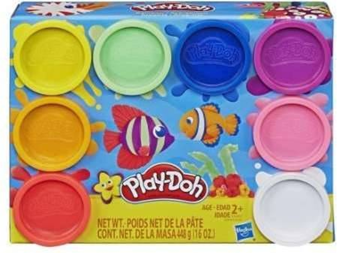 Plasticina PLAY-DOH Pack 8 Barcos Arco-iris (3 anos)