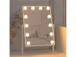 Espelho de Maquiagem Hollywood 52x42cm com 12 Lâmpadas Led Newway (sem Espelhos)