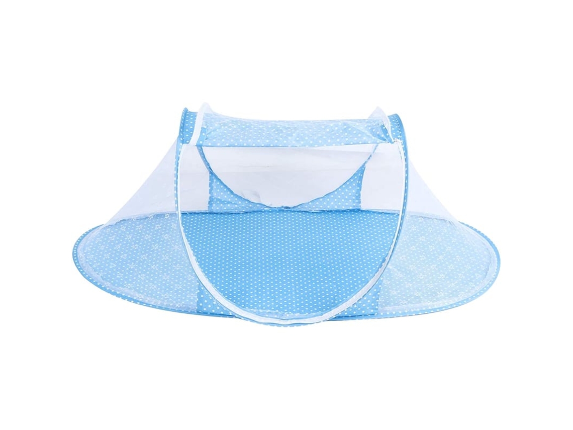 Manta Mosquiteira Portátil Para Bebê, Ultraleve, Design Dobrável, Azul