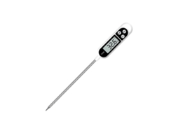 Termômetro Digital de Cozinha, Doméstico, Forno, Culinário, Sonda Longa, Ant Icorrosivo, Comutável Entre Celsi GOKOCO