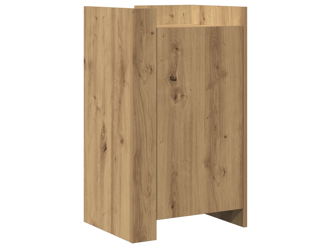 Conjunto 1 Estante De Armazenamento Vidaxl Castanho Derivados De Madeira (45 X 35 X 75 Cm)
