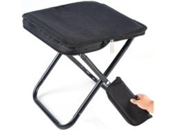 Banqueta AQUAFORGE, dobrável, portátil, leve, resistente, com bolsa, 25 cm, 100 kg