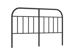 Headboard, Headboards Vidaxl Preto Aço (140 Cm)