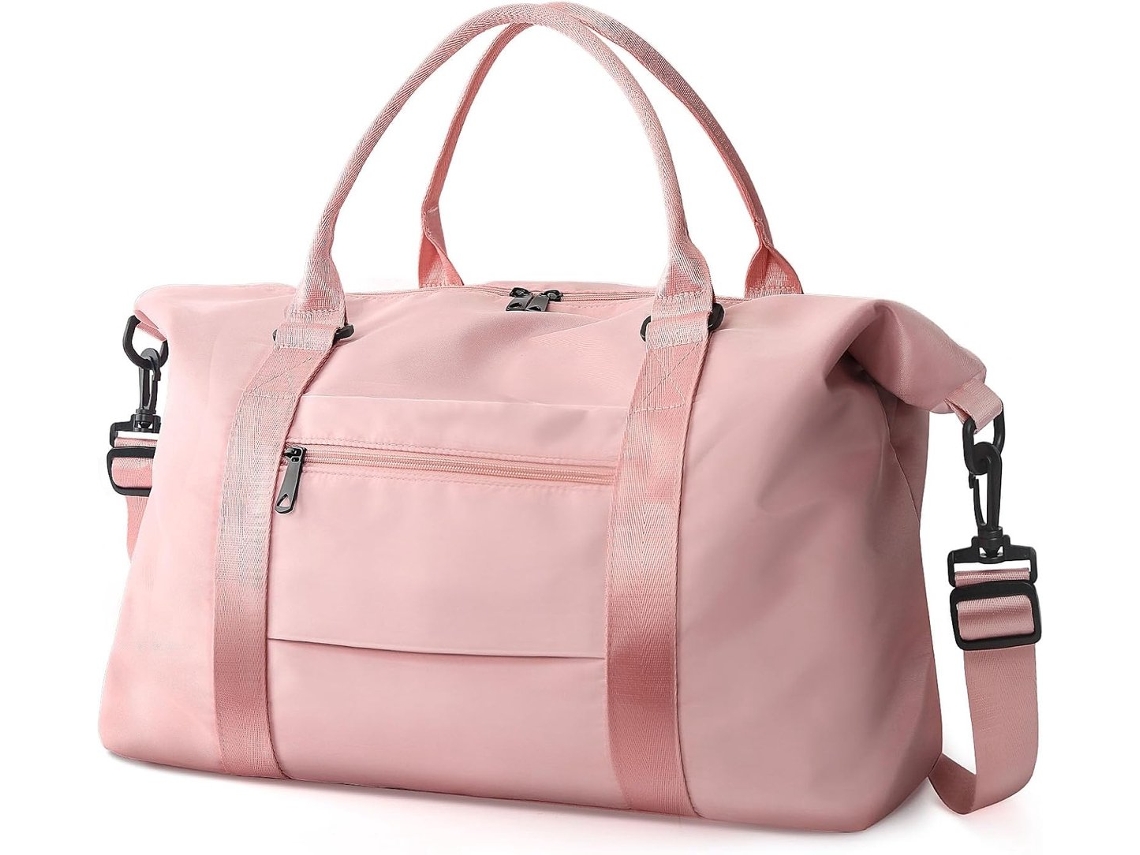 Malas AQUAFORGE de fim de semana, impermeáveis, com rodas, rosa