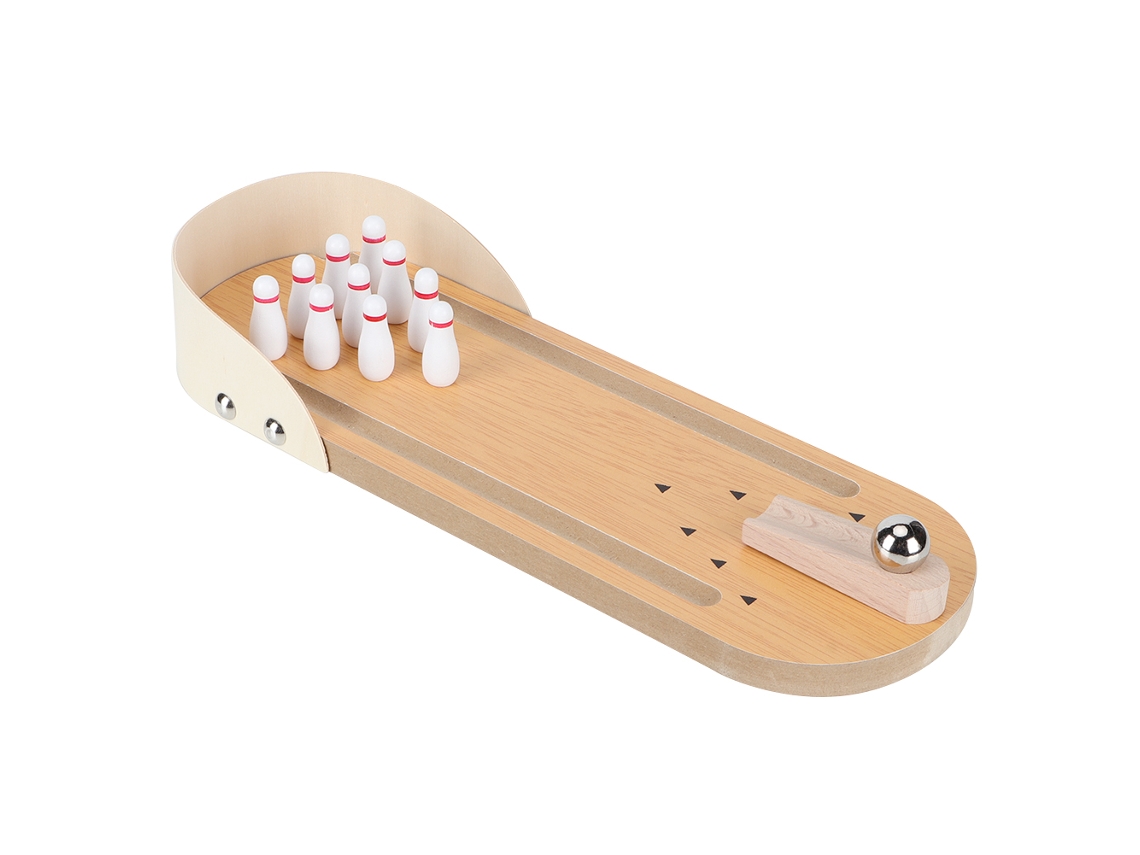 Jogo de Boliche Mini para Mesa Brinquedo de Entretenimento para Crianças e Adultos Alivio de Estresse