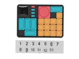 Jogo de tabuleiro inteligente WalshLXq com sensor deslizante, quebra-cabeça eletrônico interativo e educativo para treinamento cerebral, sem necessidade de usar as mãos.