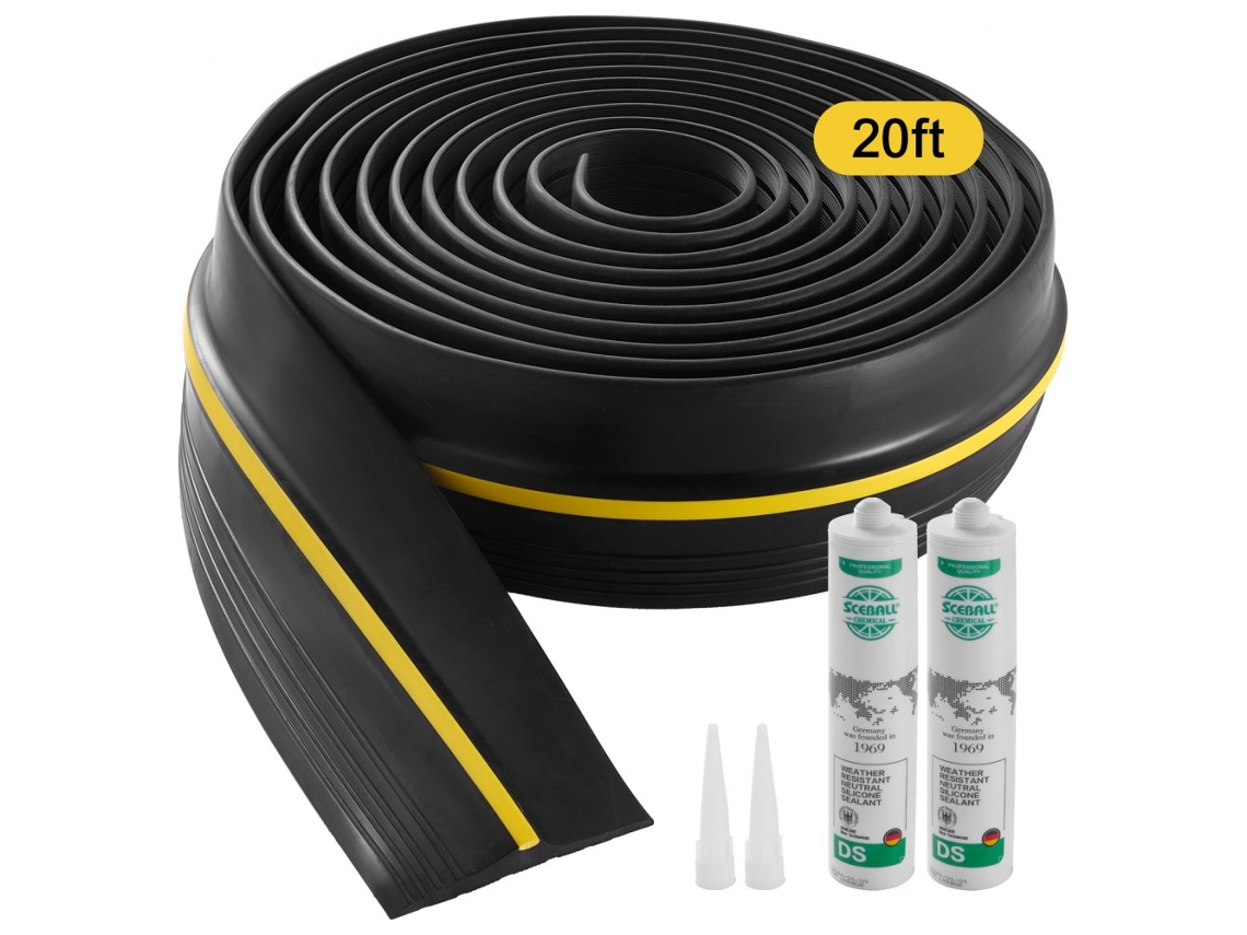 Conjunto De Vedação Para Portão De Garagem 6,09m Em Pvc Resistente À Água E Poeira Tekmaquinas