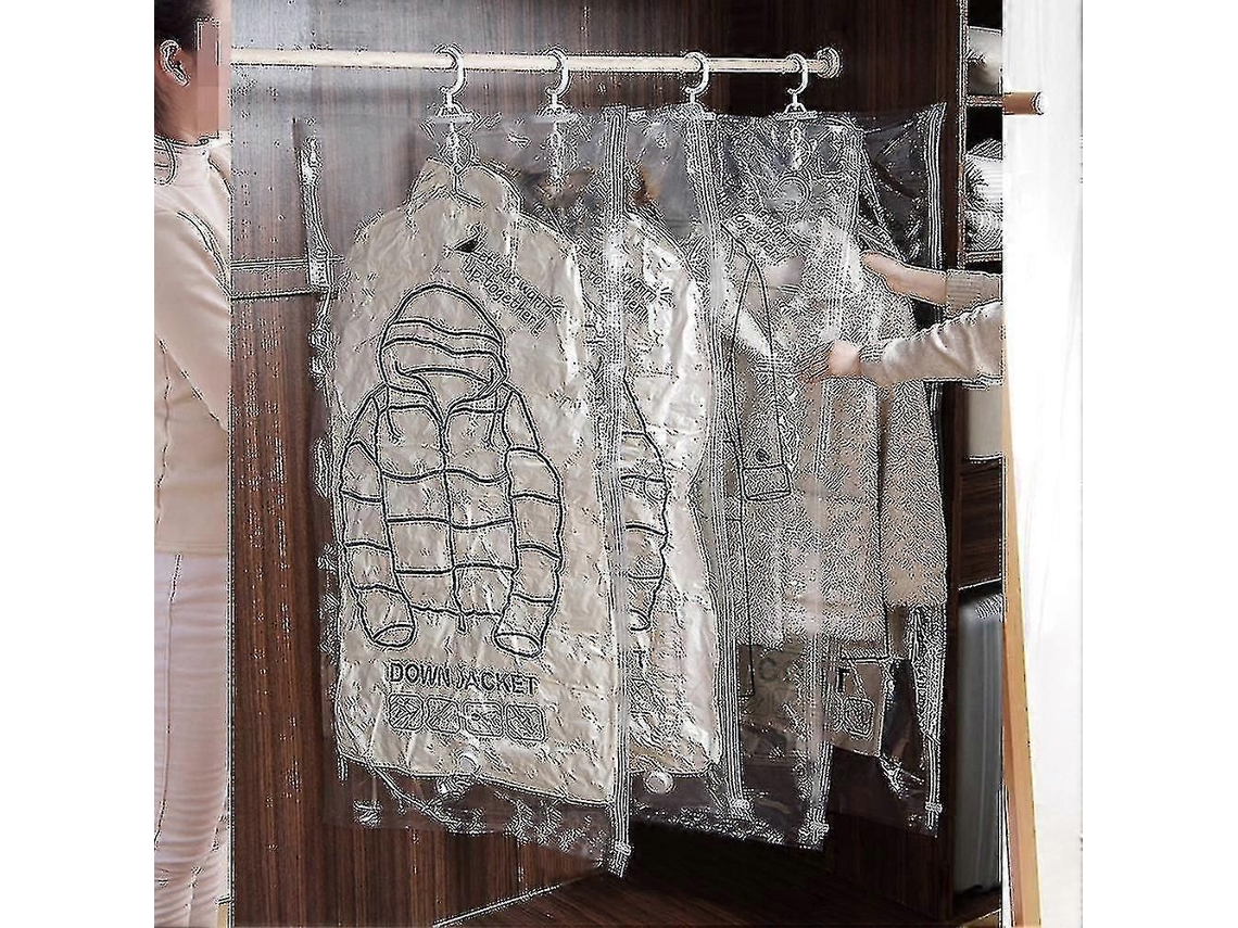 Sacos De Armazenamento Suspensos, Proteção Que Economizam Espaço E Protegem Seus Casacos, Suéteres Terno S