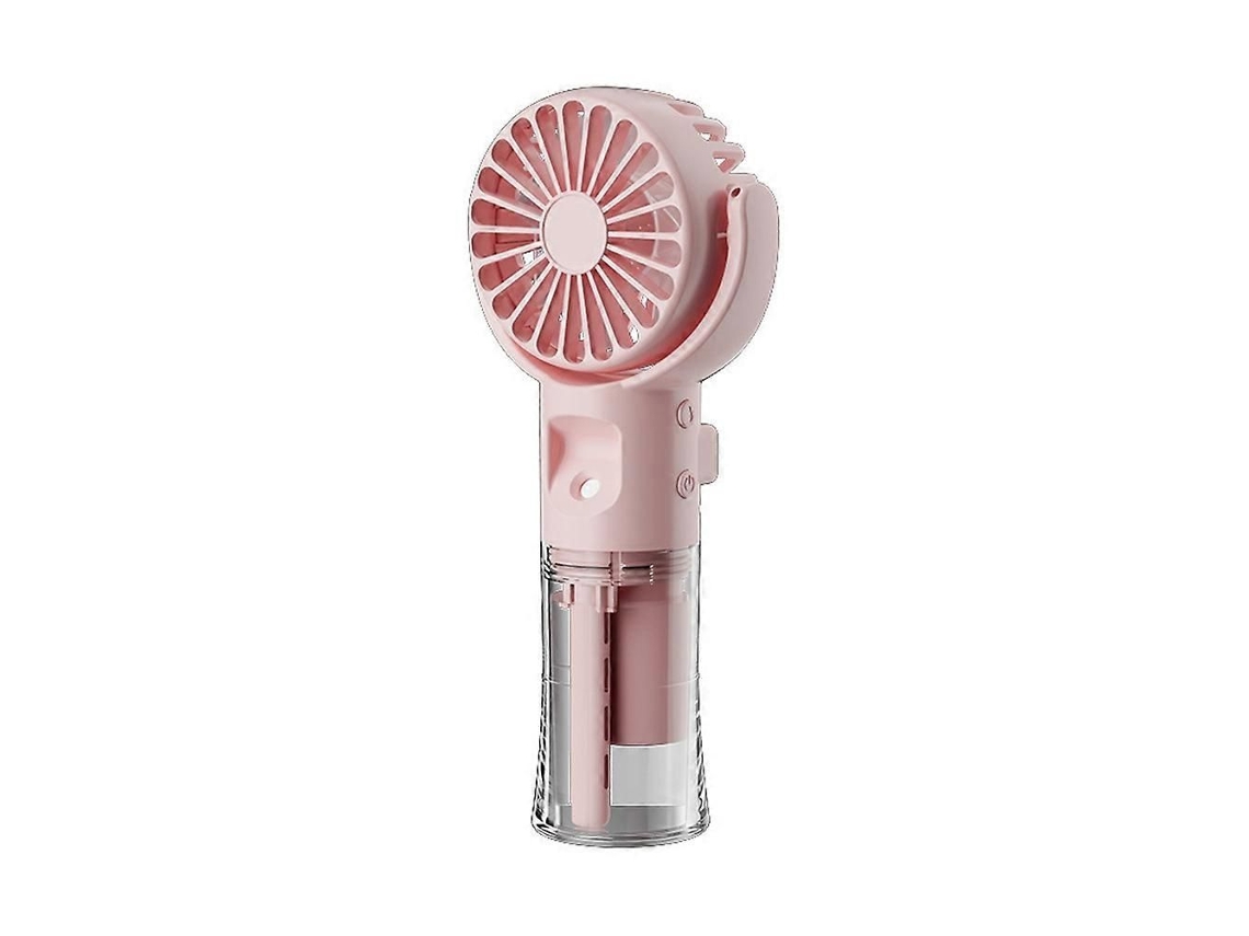 Ventilador De Mão F4 Com Umidificador, Pescoço Dobrável, Mini Mão, Branco