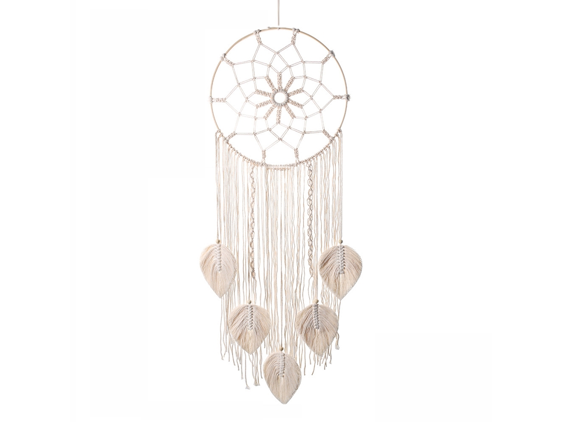 Pendurador de Parede Dreamcatcher Boho Grande com Penas Decoração de Tassel para Casa NEVEANCE