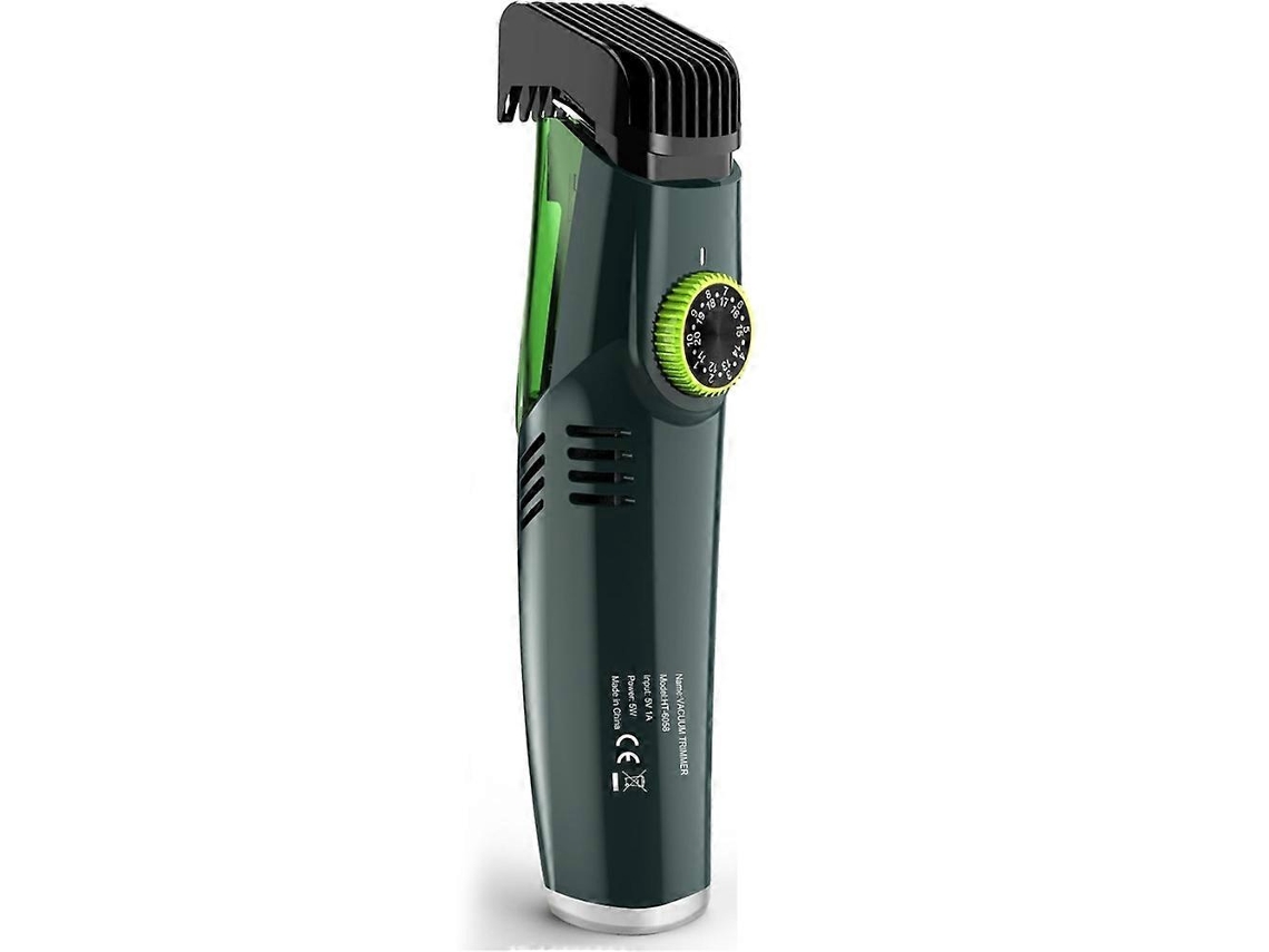 Aparador De Barba E Cabelo Com Função Aspiradora, Ajustável