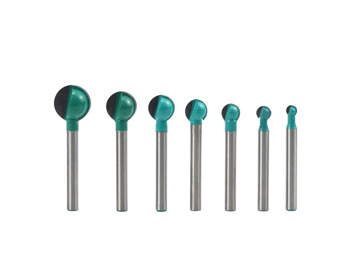 Cortador de Fundo Redondo S/MARCA, 7pcs brocas de caja de núcleo com mango 6mm