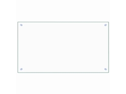 Kitchen Backsplash, Kitchen Backsplashes Vidaxl Transparente Vidro (90 X 50 X 0.6 Cm)