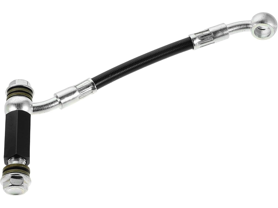 Extensão Flexível De 15 Cm Para Mangueira De Freio Hidráulico De Motocicleta, Preta.