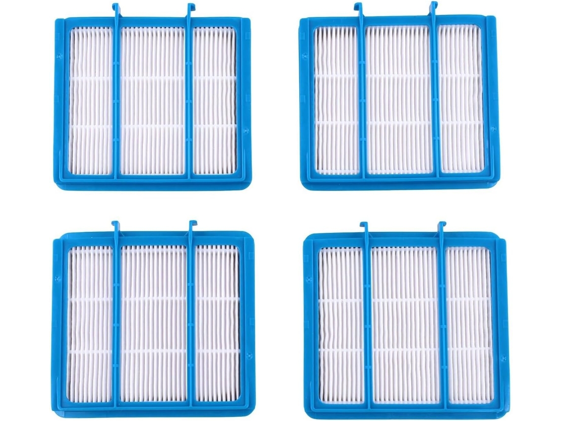 Kit Com 4 Filtros De Reposição Compatíveis O Aspirador Robô Shark