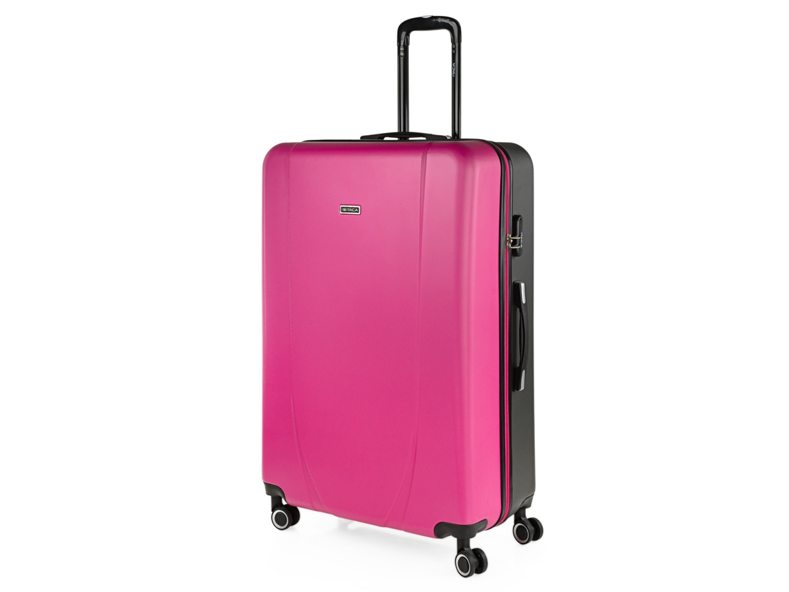 ITACA Tiber Fúcsia/Antracite Large Abs Suitcase 57X86X30 Cm 125L