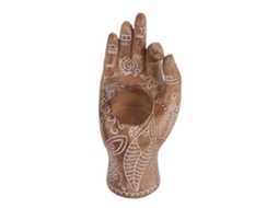 Estátua De Buda Yoga Vela Decorativa Resina Mesa Presente Coleta