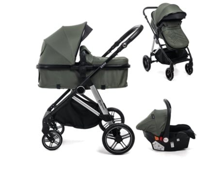 Carrinho De Bebé Trío 3 Em 1 0 22 Kg Bebelissimo Cavo Green