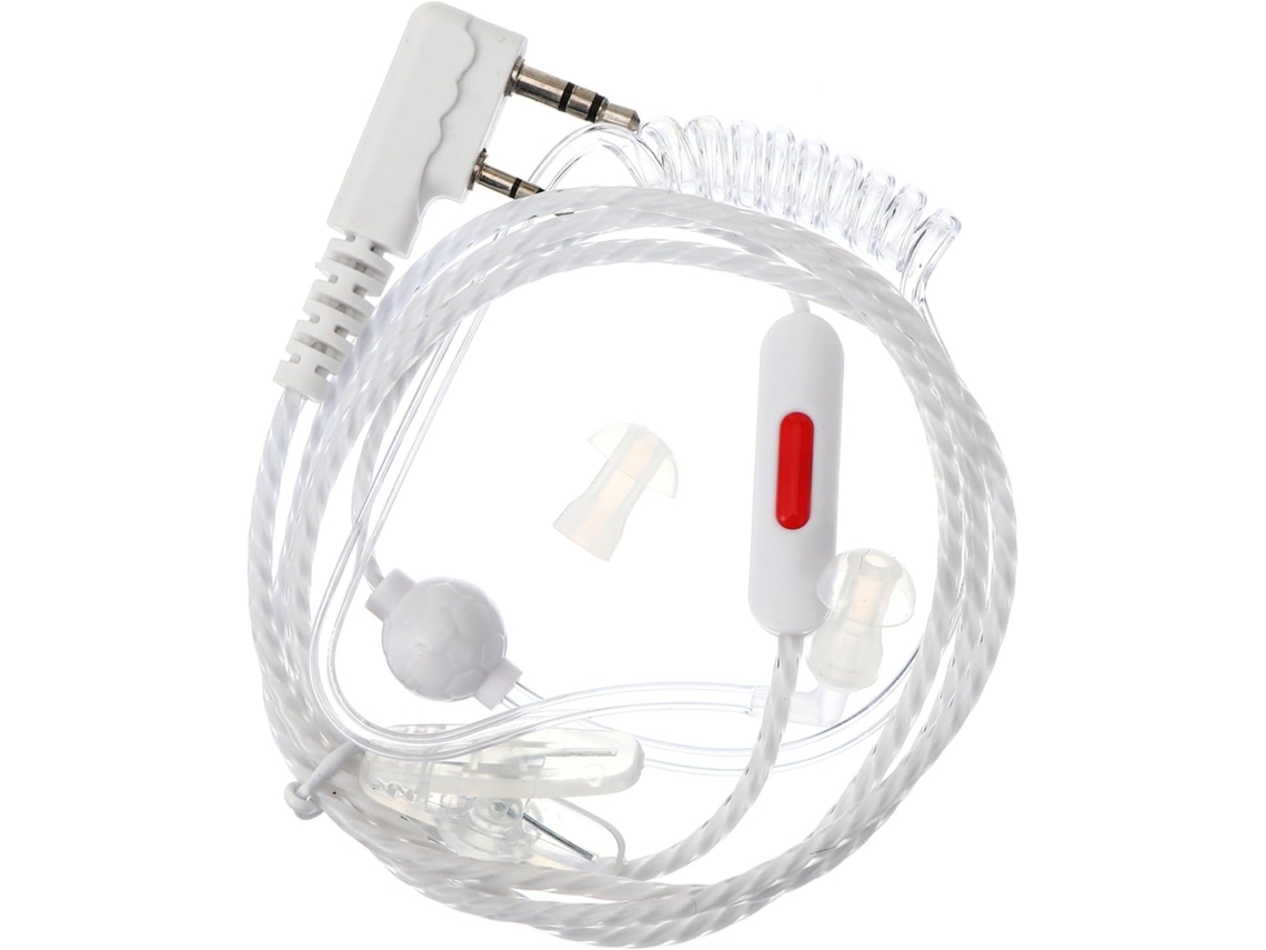 Fone De Ouvido Com Tubo Para Ruído, Clipe O Cabo, E Proteção Acústica