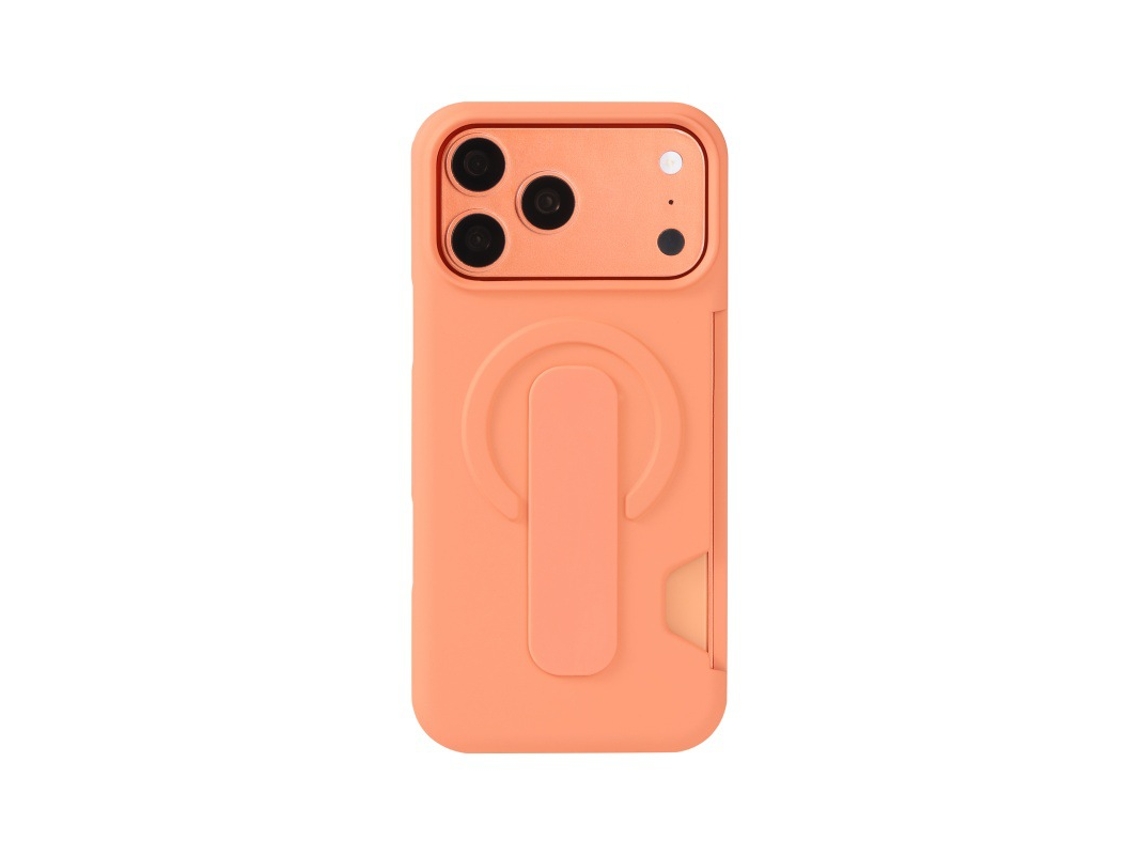 Capa Magnética Para Celular Com Compartimento Para Cartão, Suporte Em Policarbonlaranja - Samsung S26
