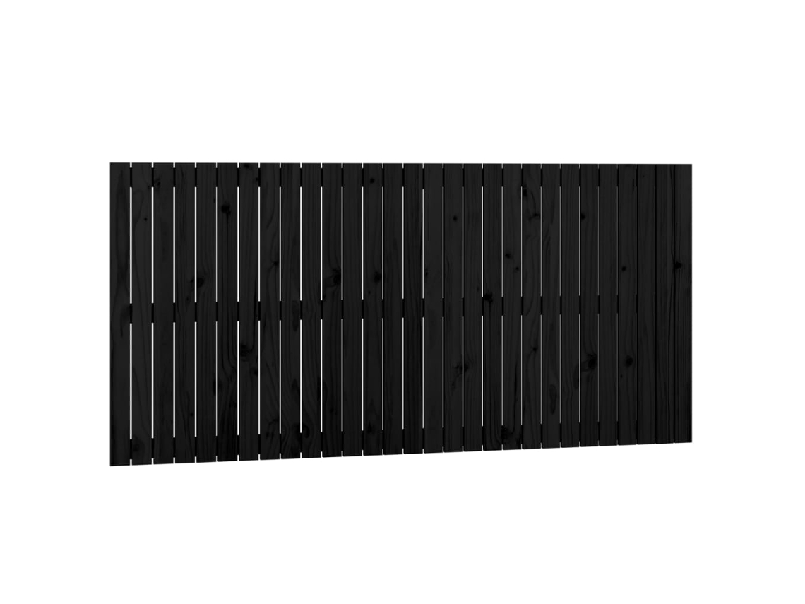 Wall Headboard, Wall Headboards Vidaxl Preto Madeira De Pinho (185 X 90 Cm)
