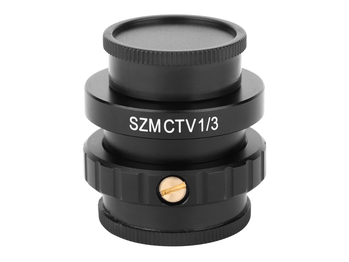 Adaptador de lente C-mount Szmctv 1/3, para câmera de vídeo de microscópio, 3x ampliação S/MARCA