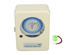 Interruptor De Tempo Mecânico Tb35n Spst 24 Horas Intervalo 15 Minutos Com Casca De Ferro Para Exterior 100‑240v