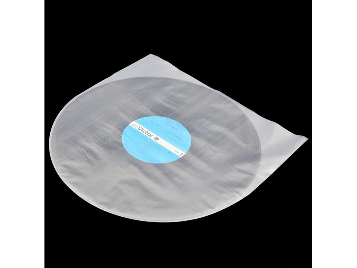 Pacote Com 5 Capas Protetoras Antiestáticas Para Discos De Vinil.