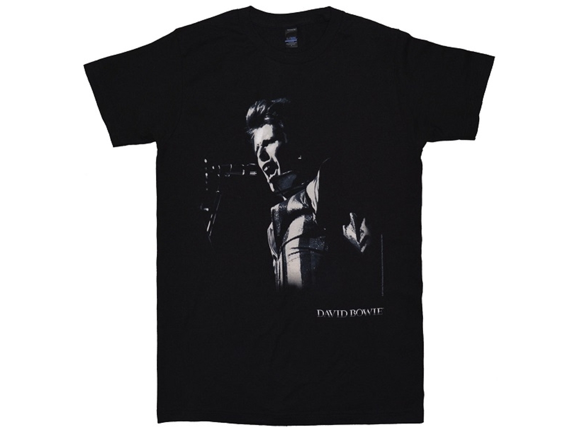 David Bowie On Stage T-shirt Unisex Adults Size:xxl