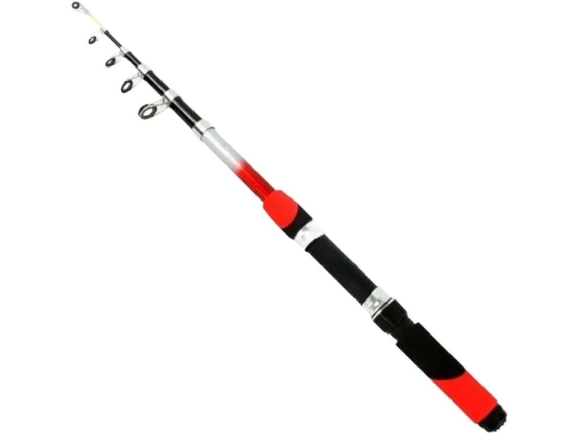 Vara de Pesca Mini Ultraleve Telescópica, ajustável, para carpa, água, doce | S/MARCA